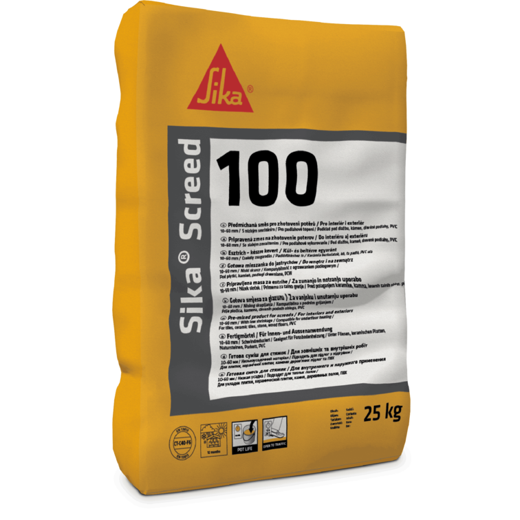 Sika Potěr cementový rychletvrdnoucí SikaScreed-100 25 kg