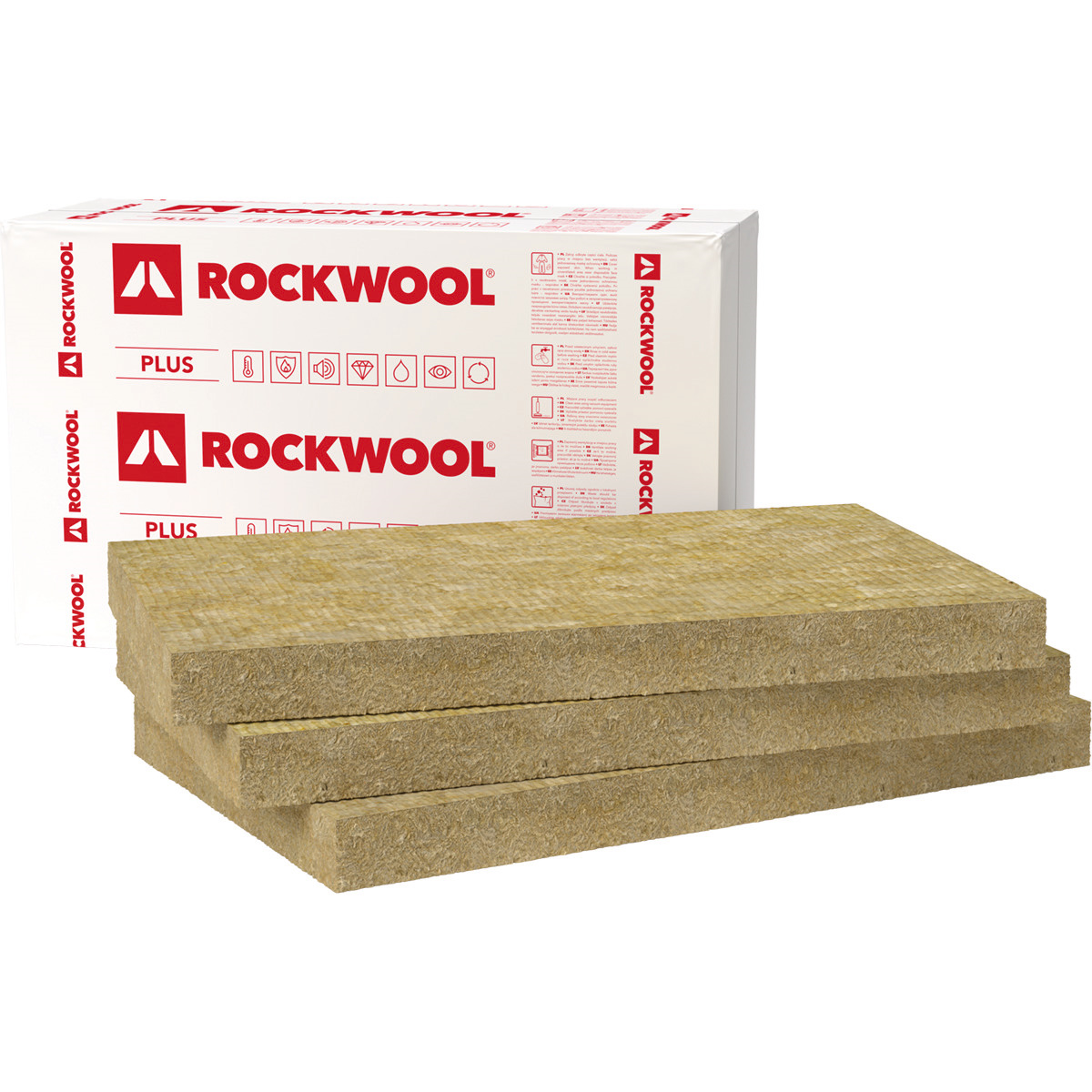 Rockwool Izolace tepelná Rockmin Plus 120 mm 1000×610 mm