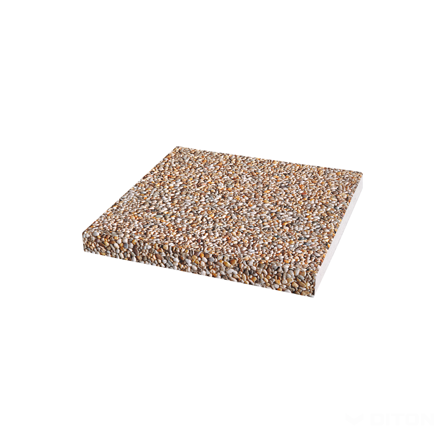 Diton Dlažba betonová vymývaná 400×400×40 mm Dunaj 4-8 vym. 1 hrana (50)