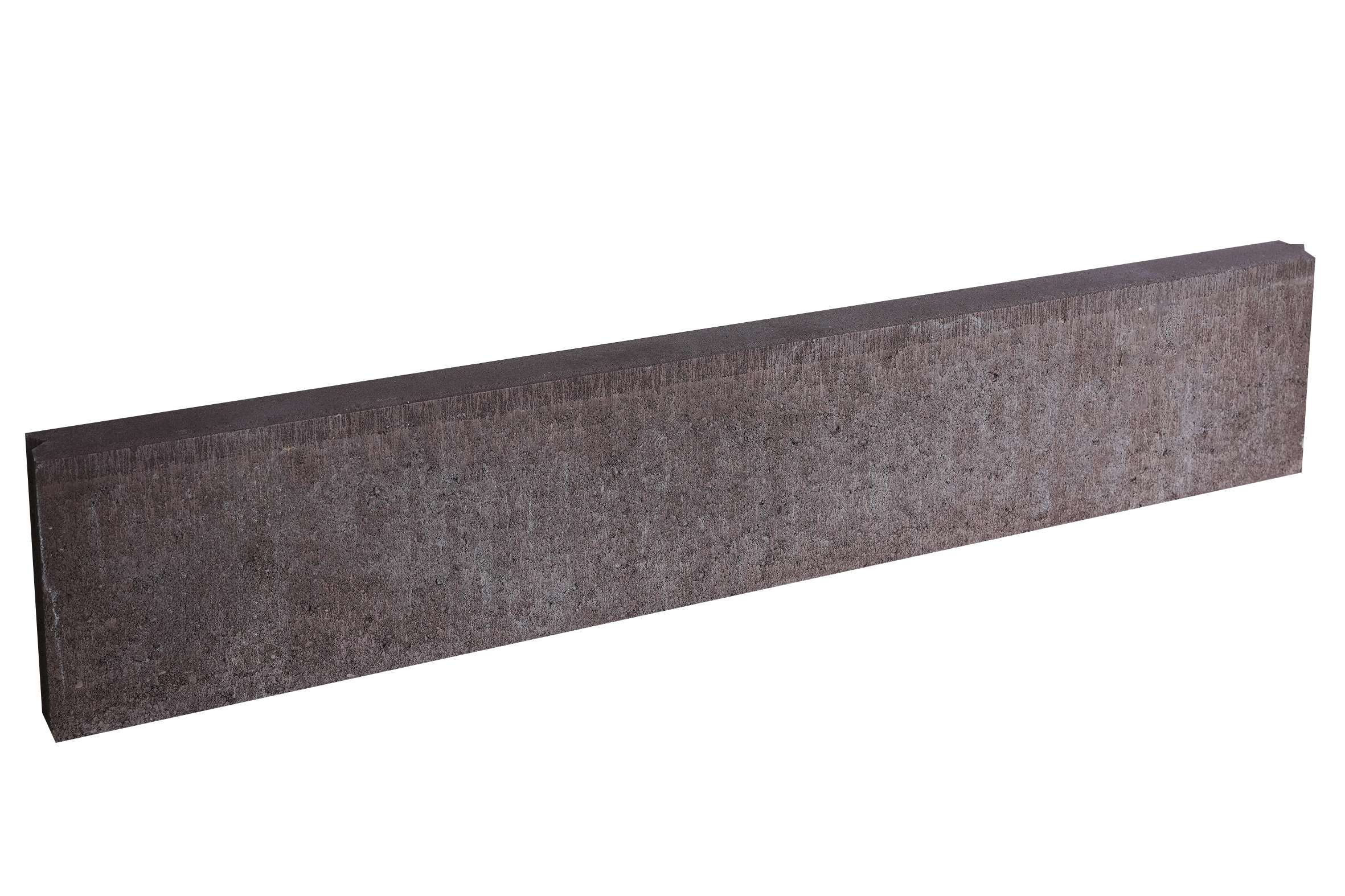 Ferobet Obrubník záhonový 1000×50×200 mm rovný se zámkem hnědý (48)