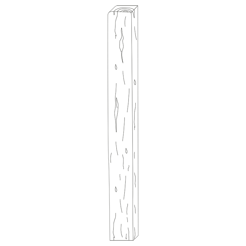 Ferobet Palisáda betonová Trám 250 2500×240×150 mm natur reliéfní staré dřevo (6)