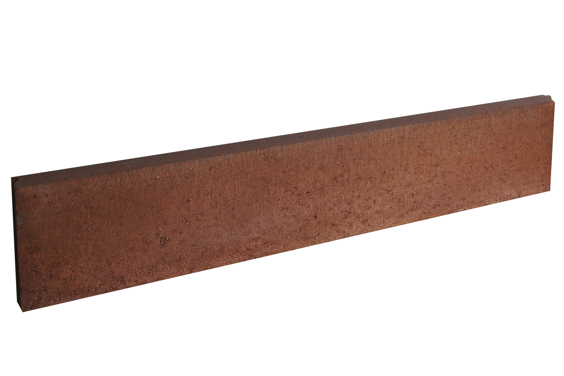 Ferobet Obrubník záhonový Presbeton 1000×50×200 mm kulatý se zámkem červený (48)
