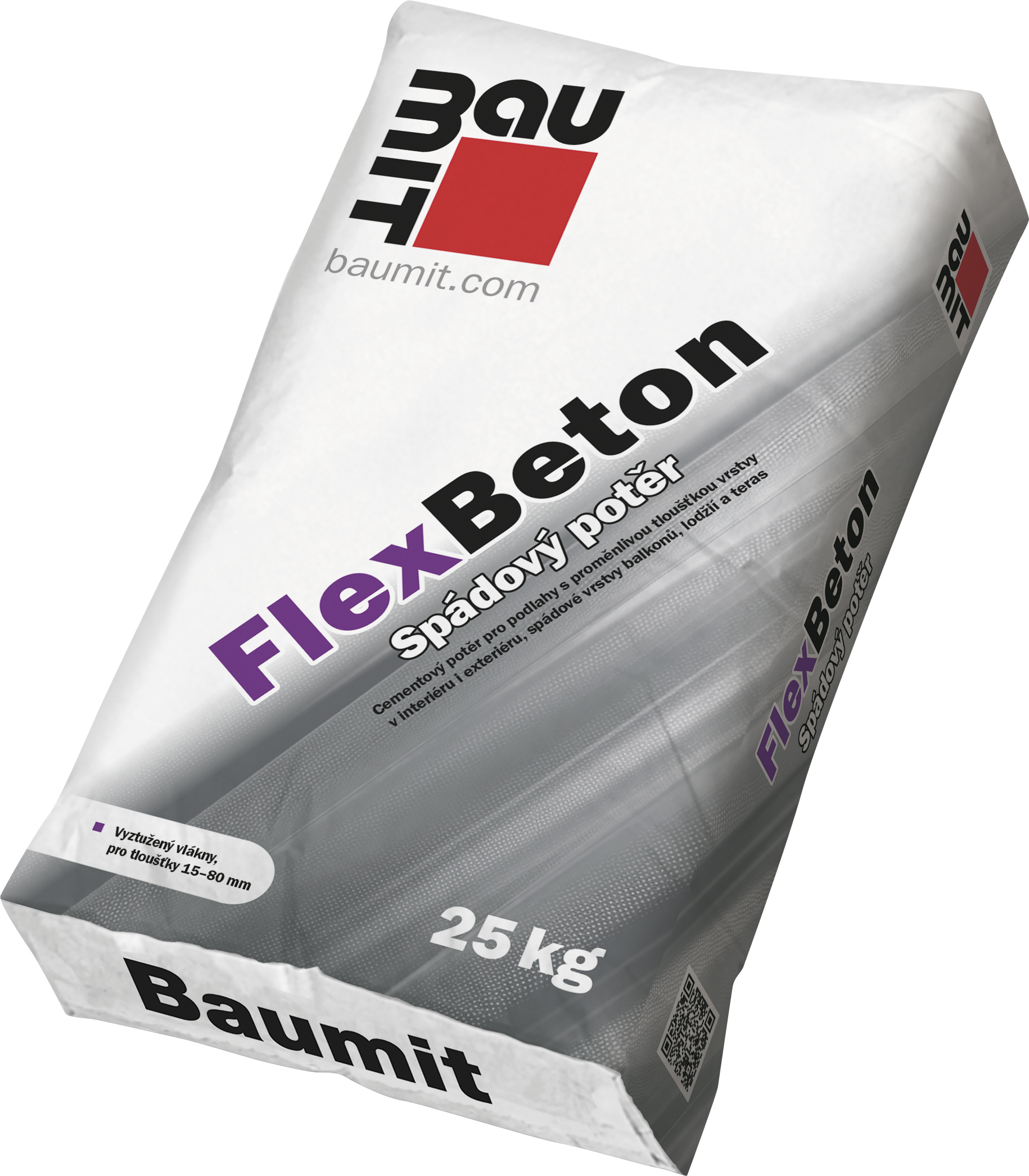 Baumit Potěr spádový vyztužený vlákny FlexBeton 25 kg