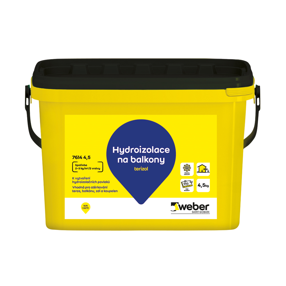 Weber Hmota hydroizolační Terizol 4,5 kg