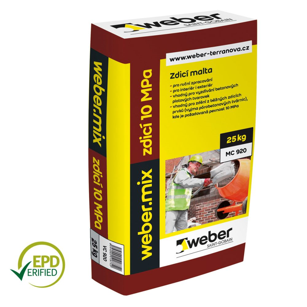 Weber Malta zdicí webermix zdicí 5 MPa 25 kg