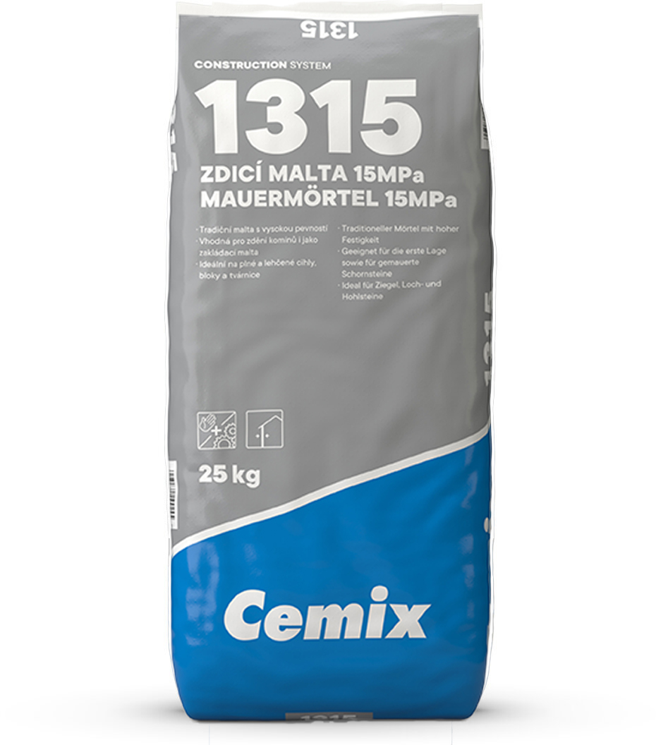Cemix Malta zdicí 1315 15 MPa 25 kg