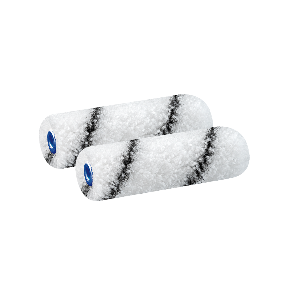BigMat Váleček 10 cm / 17 mm PES12 černý pruh (2 ks)