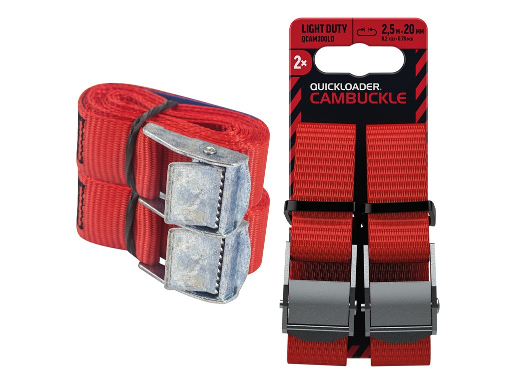 Quickloader Popruh se sponou 300 kg 2,5 m x 20 mm 2dílný