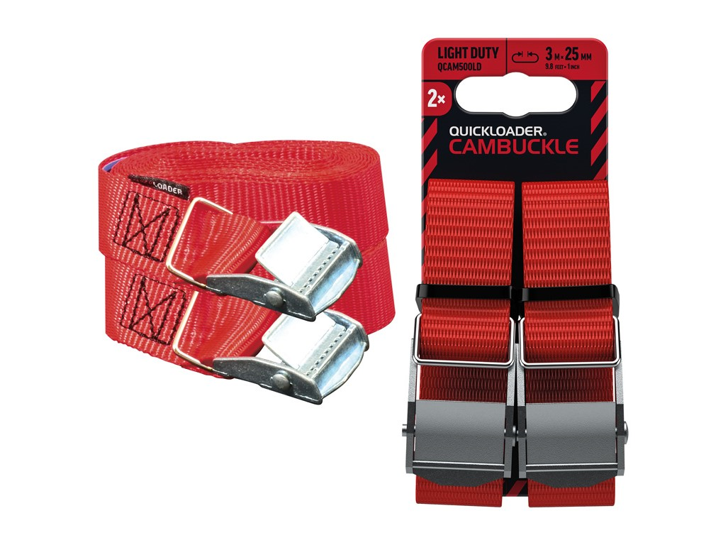 Quickloader Popruh se sponou 500 kg 3 m x 25 mm 2dílný