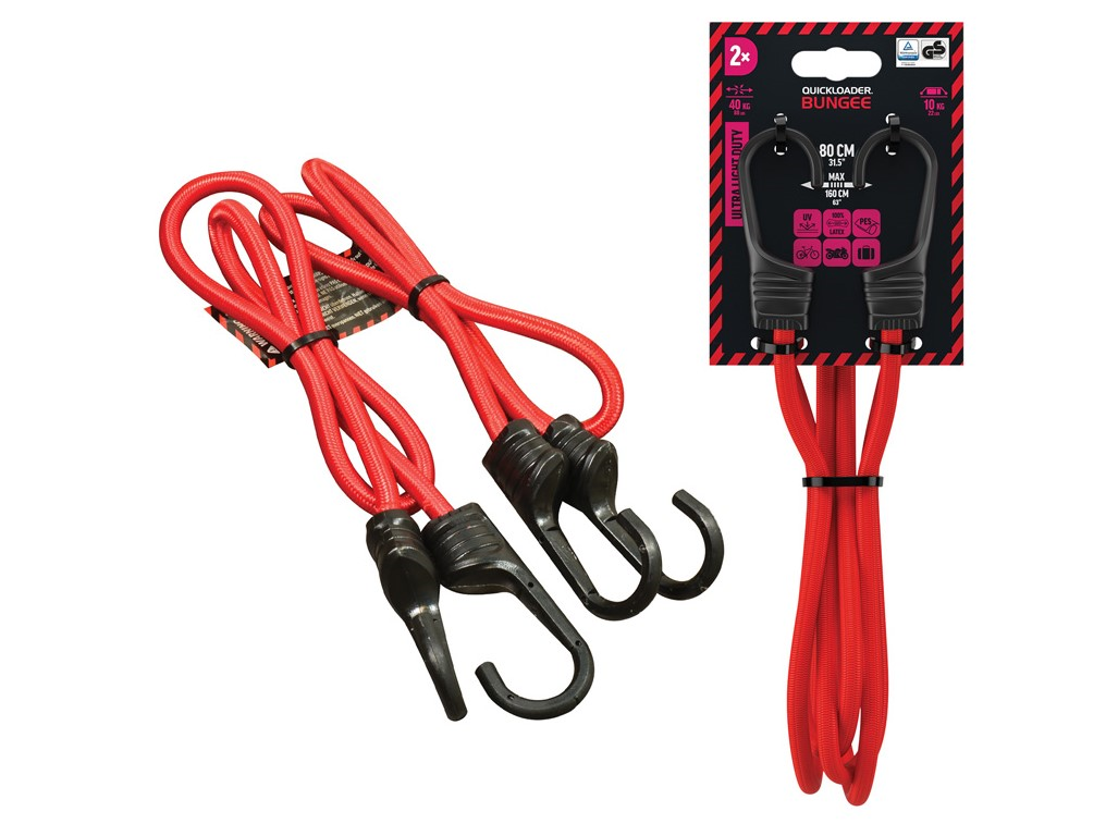 Quickloader Guma upínací Classic 40 kg 80 cm x 8 mm 2dílný