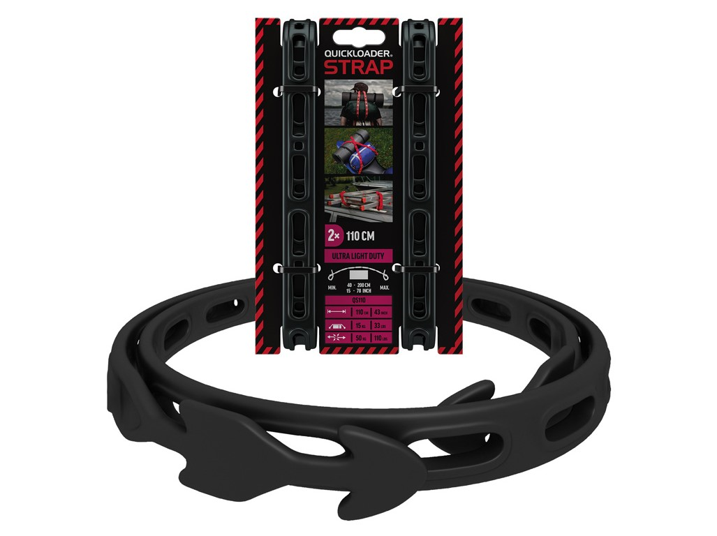 Quickloader Popruh propojitelný bez háčku Strap 50 kg 110 cm 2dílný