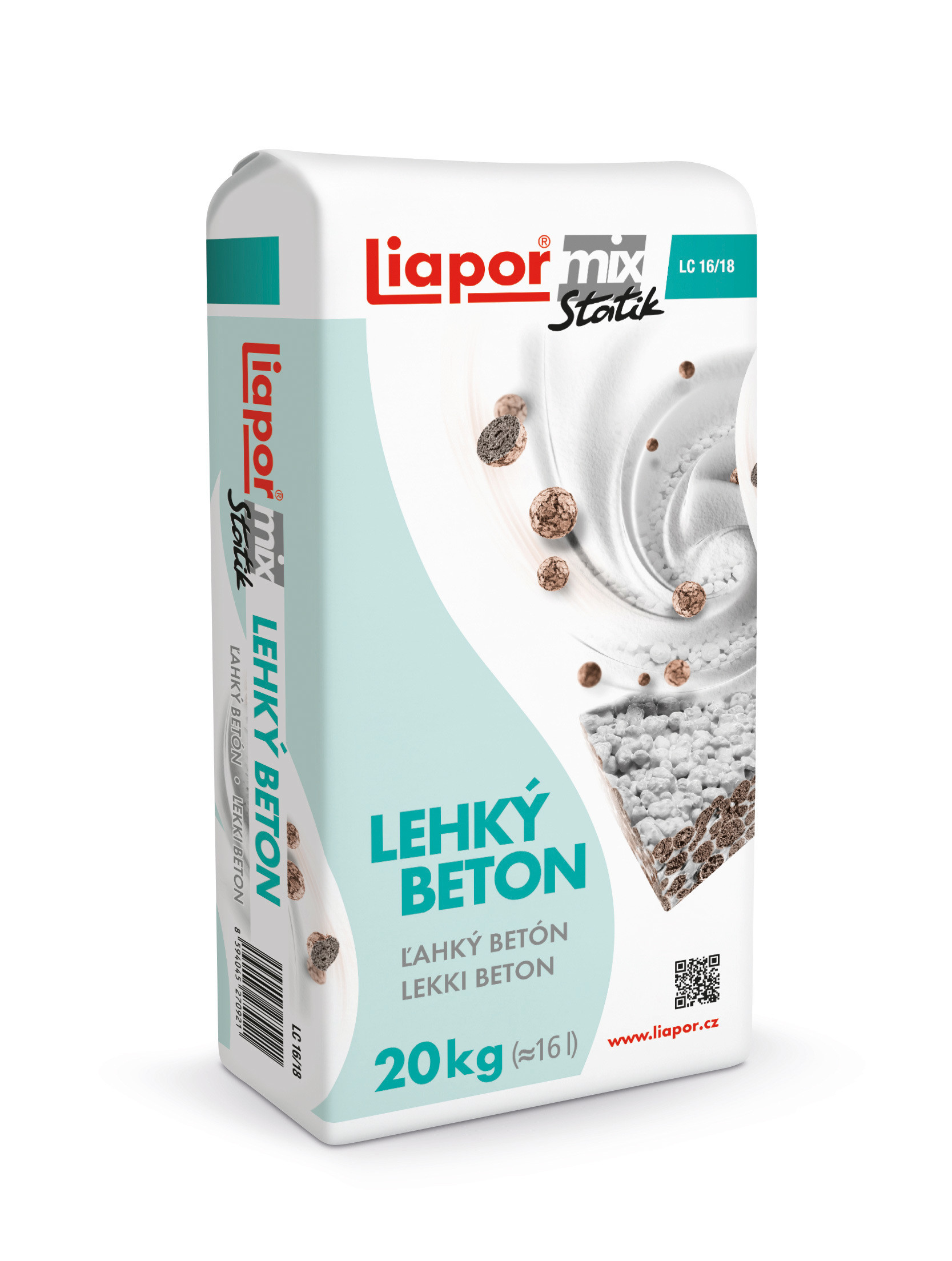 Liapor Beton lehký Mix Statik 20 kg (16 l)