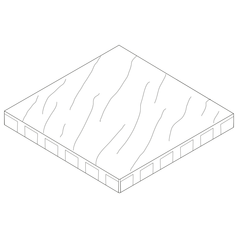 Ferobet Dlažba betonová Nature Moments 600×600×60 mm reliéfní marble (7,2)