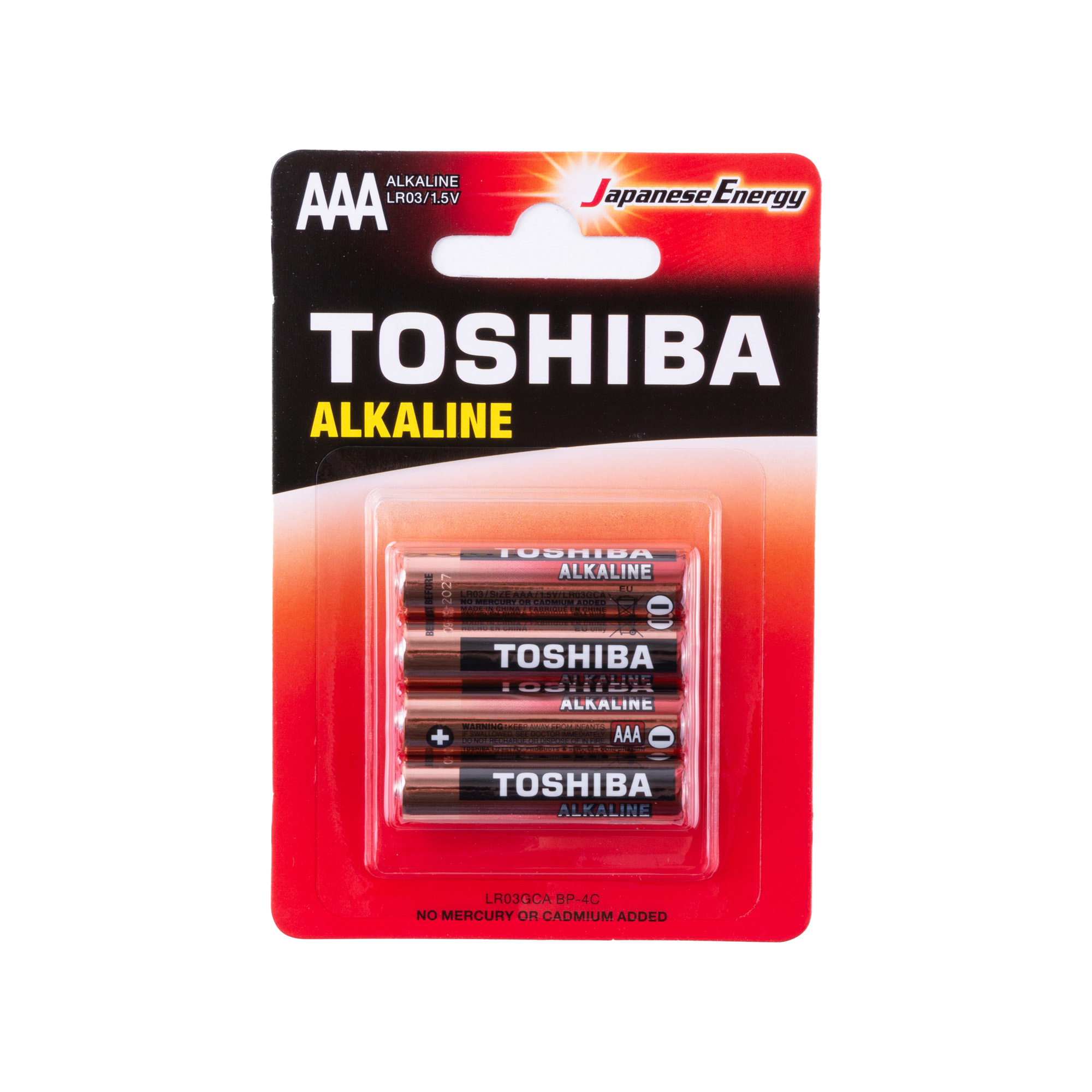 Baterie TOSHIBA AAA LR03GCA BP-4C Alkaline