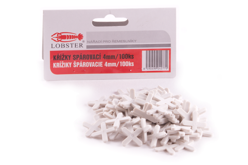 Křížky spárovací 4 mm/100ks