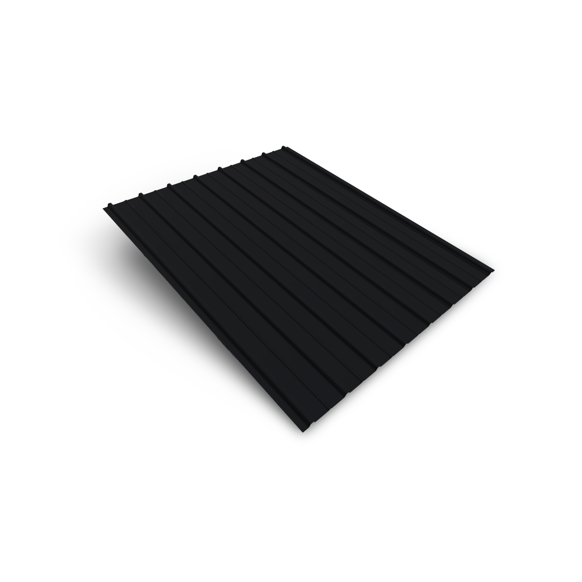 Smart cover solution Plech trapézový Smart CS H12 plus 906×2000×0,4 mm Zn 275 RAL 9005 černý