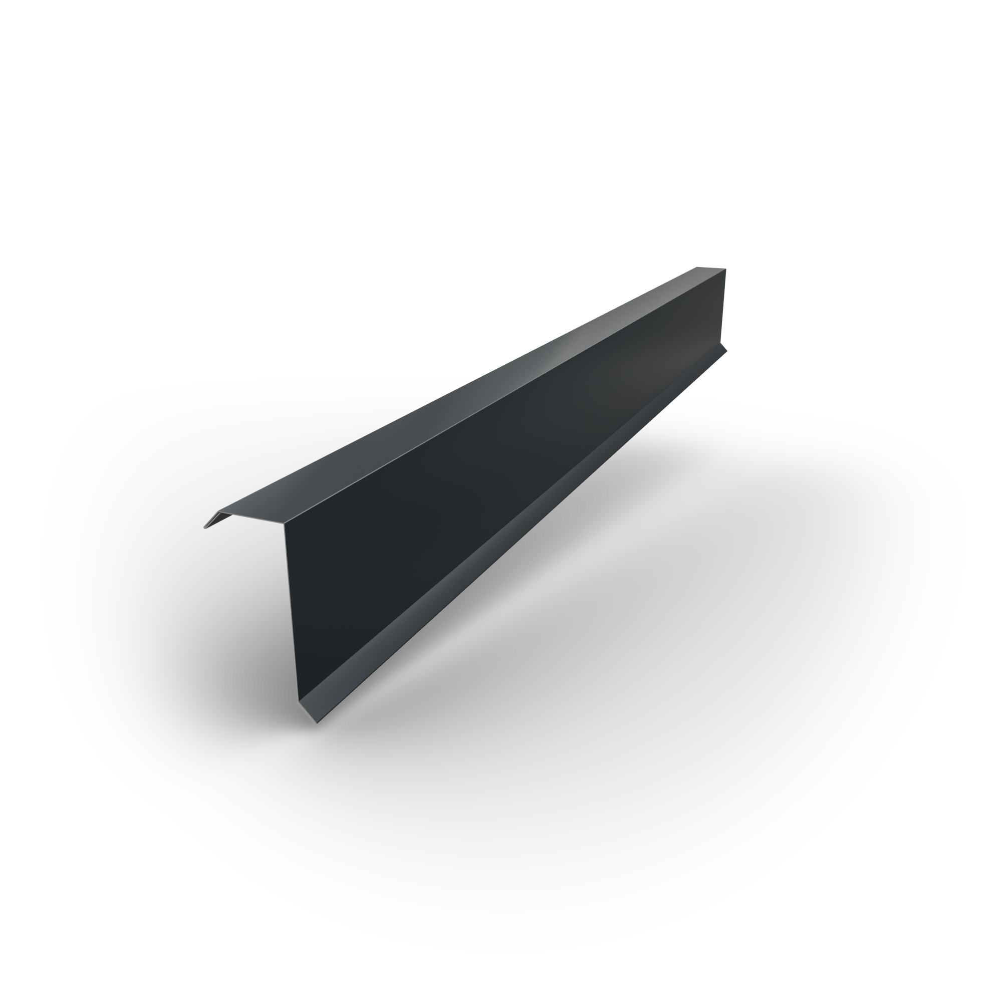 Smart cover solution Lišta závětrná Smart CS H12 1000×0,4 mm Zn 275 lak RAL 7016 antracit